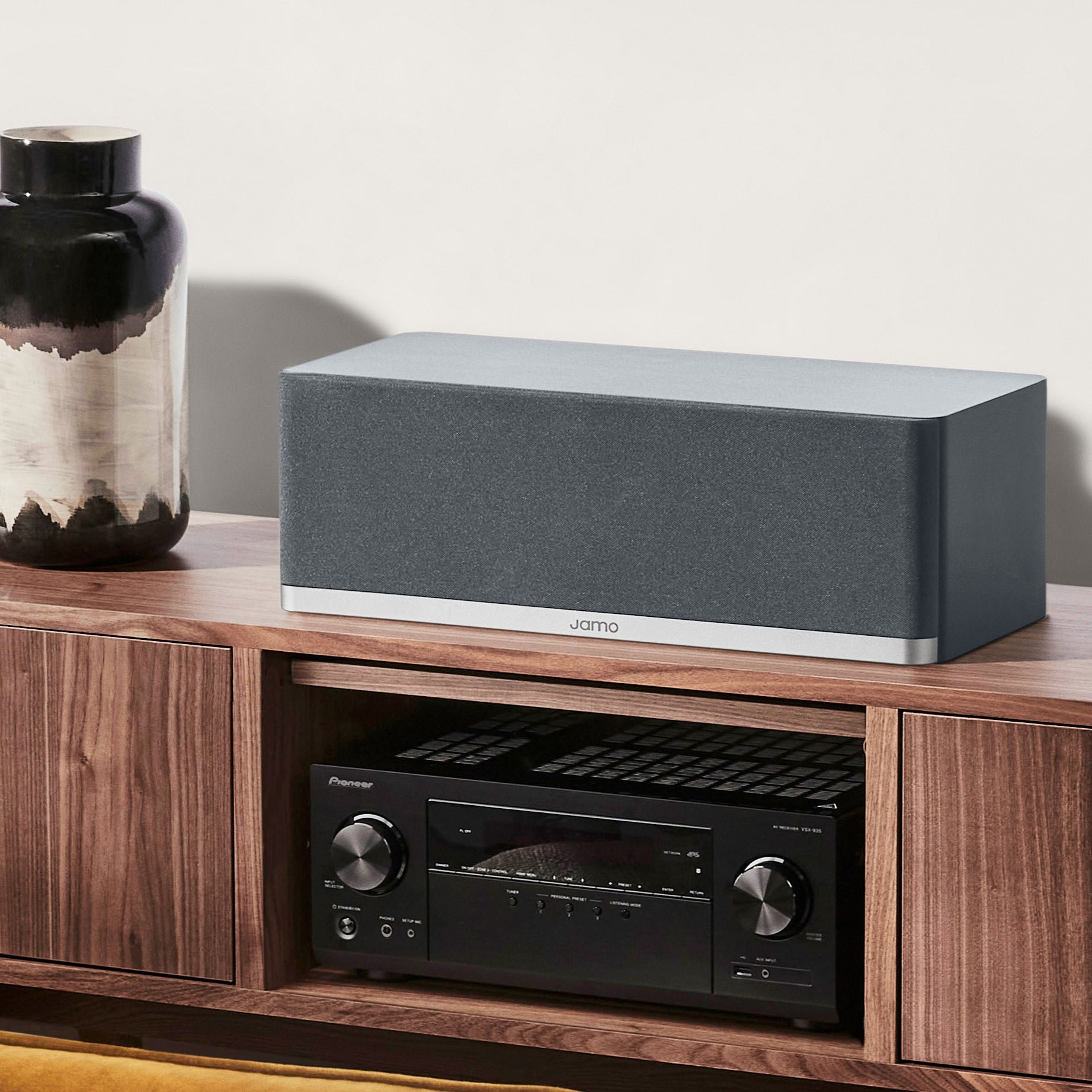 Jamo S25C Gris Clair Enceintes Centrales Sur